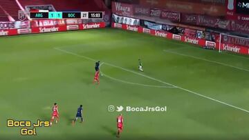 Wanchope se olvidó del penal y metió un golazo para hacer el segundo de Boca