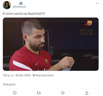 La segunda derrota del Barcelona en una semana, protagonista de los memes