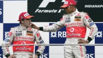 Los problemas de Alonso con Hamilton en McLaren 2007