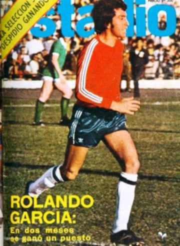 El defensa Rolando García debutó con 31 años y 181 días, el 14-06-1974 ante Alemania 0-1 por Copa del Mundo.