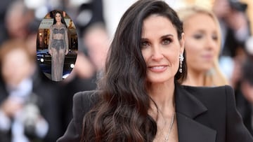 Demi Moore brilla en el aniversario de Dolce & Gabbana luciendo su ropa interior