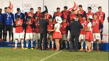 Chile Sub 20 festejó en Bolivia.