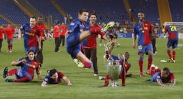 27 de mayo de 2009. La final de la Champions de ese año fue Barcelona-Manchester United en el Olímpico de Roma.
 