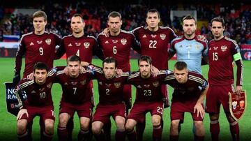 Russian starting XI