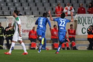 1-2. Juan Domínguez celebró el segundo tanto.