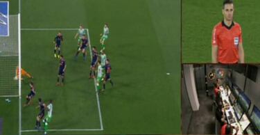 El VAR evitó que un gol olímpico de Joaquín se fuera al limbo