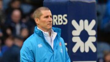 Stuart Lancaster, seleccionador ingl&eacute;s.