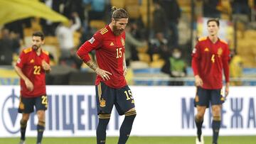 13/10/20 PARTIDO UEFA NATIONS LEAGUE
FASE DE GRUPOS LIGA 1 GRUPO 4
UCRANIA - SELECCION ESPAÑOLA ESPAÑA
SERGIO RAMOS TRISTEZA
