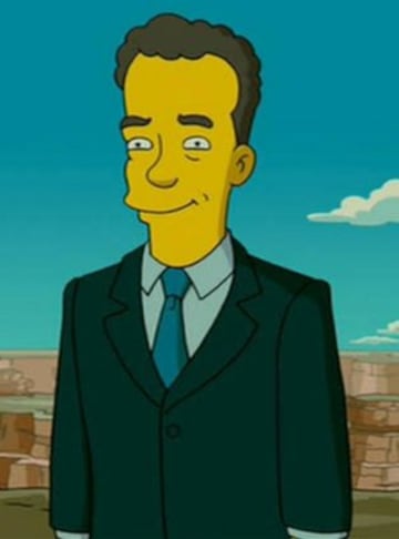 El famoso actor es una de las estrellas invitadas en la película de Los Simpson.