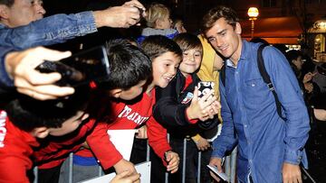 Griezmann, aclamado en Donosti.