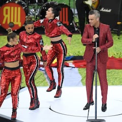 Una ceremonia de inauguración musical y al estilo Super Bowl