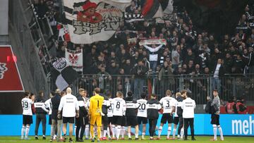 Eintracht Frankfurt warn fans to stay away from stadium