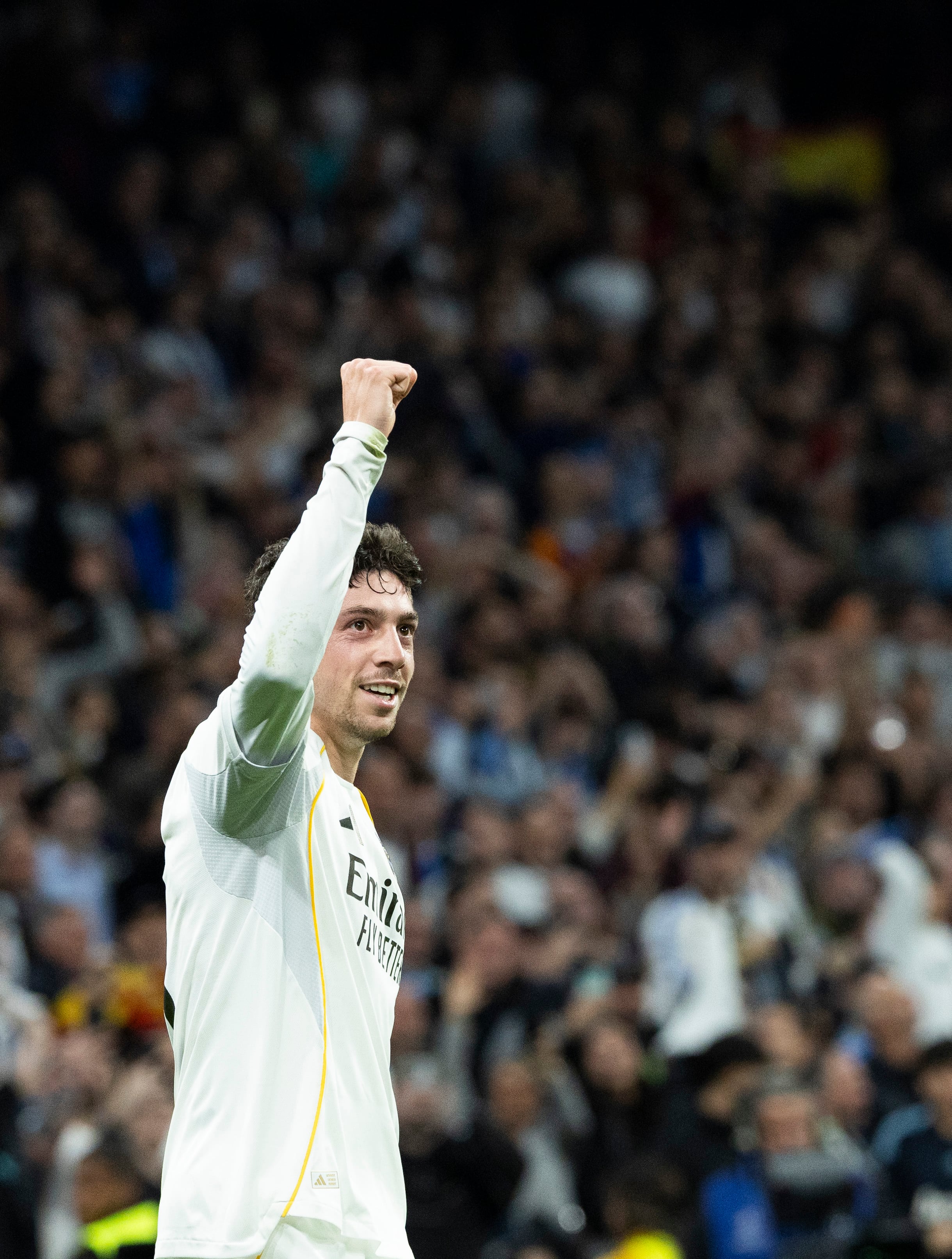 La otra toma del golazo de Valverde con el que completó el hat-trick