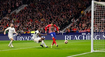Morata, gol en el Atlético-Real Madrid de Copa.