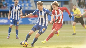 Marcos Llorente contra el Atl&eacute;tico. 