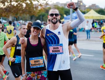 Corredores del Medio Maratón Valencia Trinidad Alfonso Zurich.