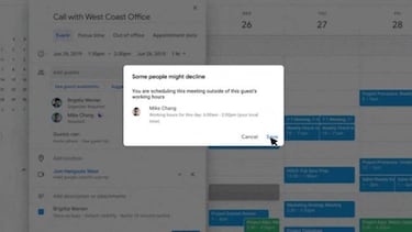Google Calendar dirá a tus compañeros de trabajo cuando estarás libre