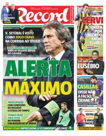 Portadas de la prensa mundial