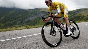 Pogacar también acusa el desgaste