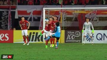 Most obvious handball ever? Guangzhou's Hanchao gifts late penalty