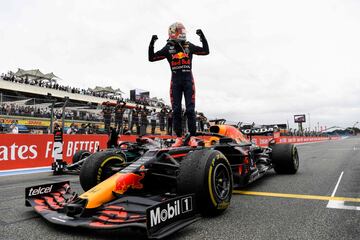 Las mejores imágenes del triunfo de Verstappen en Francia