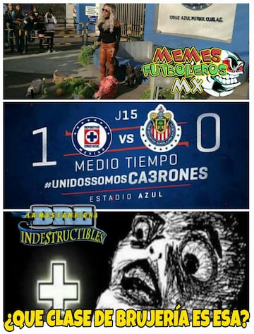 La bruja Zulema le hace el favor a Cruz Azul y los memes se burlan de las Chivas