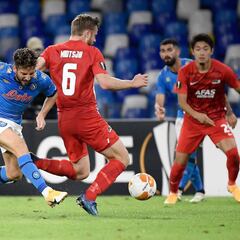 El Napoli y el 'Chucky' perdieron frente al AZ Alkmmar en la jornada 1 de Europa League