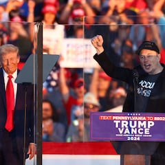 Elon Musk aparece en mitin de Trump tras asegurar que no apoyaría a ningún candidato