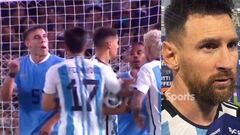 “Esta gente...”: el mensaje de Messi a Ugarte tras el gesto obsceno a De Paul