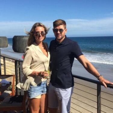 Sweet LA: Gerrard enjoying life