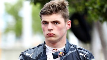 Max Verstappen tras accidentarse en la carrera de Mónaco.