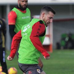 Tito se entrenó con el grupo