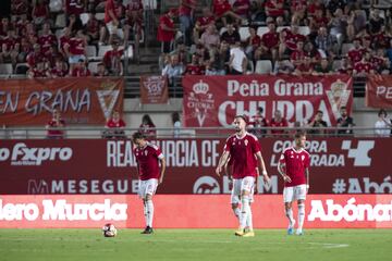 Pedro León, con el Murcia.