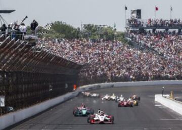 Montoya ganó por segunda vez las 500 Millas. La primera fue en 2000.