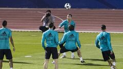 Último entrenamiento del Real Madrid antes de su debut