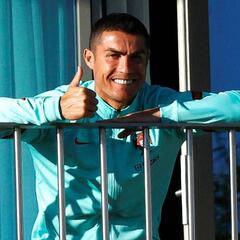 Cristiano ya está en Italia