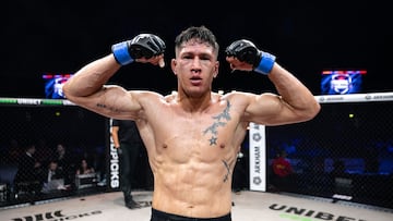 El luchador español Gino Van Steenis