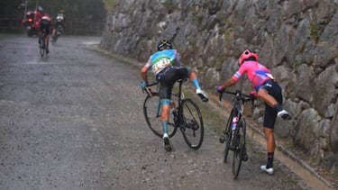 Lo que la tele no ense?車 de las ca赤das de Superman L車pez y Primoz Roglic en Andorra