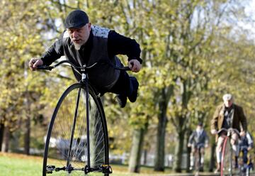 La tradicional carrera  ‘One Mile Race’ en el parque Letna en Praga