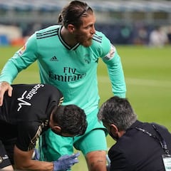 Ramos sólo sufre un golpe