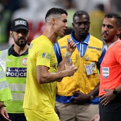 Why was Cristiano Ronaldo sent off for Al Nassr? Did he try to punch the referee?
