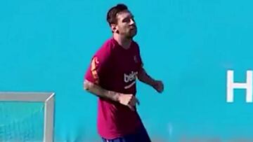 Messi acelera su puesta a punto y acude a entrenar en su día libre