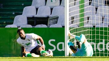 Sekou Gassama se lesionó en los isquios de la pierna izquierda frente al Málaga.