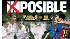 The Barcelona press still has high hopes for league title