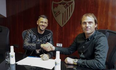 Martín Demichelis sella su retorno al Málaga