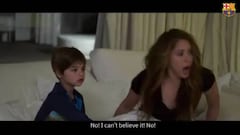 Sale a la luz el video de Shakira viendo la debacle de Anfield