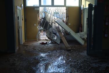 Campos de fútbol destrozados por la DANA en Valencia