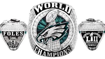 Los anillos de los Eagles hacen un homenaje a "Philly Special"