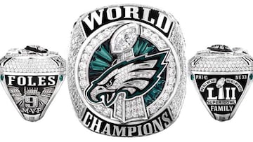 Los anillos de los Eagles hacen un homenaje a "Philly Special"