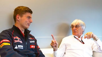 Ecclestone con Verstappen.